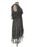 L'Agence Chevron-herringbone Gray Casual Dress Size 10 - photo 4