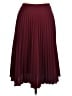 Assorted Brands 100% Polyester Solid Burgundy Formal Skirt Size 12 - photo 1
