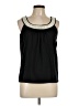 Talbots Black Sleeveless Blouse Size Lg Petite - photo 1