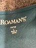Roaman's Teal Long Sleeve Blouse Size 18 (L) - photo 7