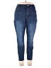 Unbranded Solid Blue Jeggings Size 3X - photo 1