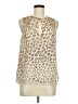 Joie 100% Viscose Ivory Sleeveless Blouse Size M - photo 1