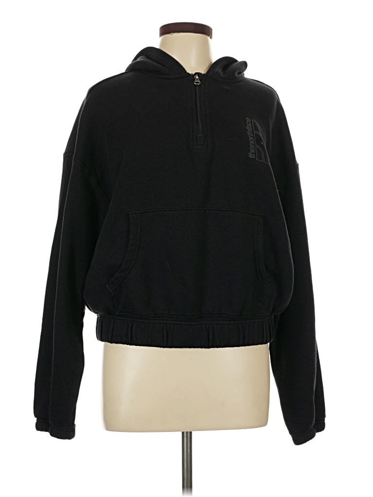 Pre-owned The North Face Zip Up Hoodie In Black