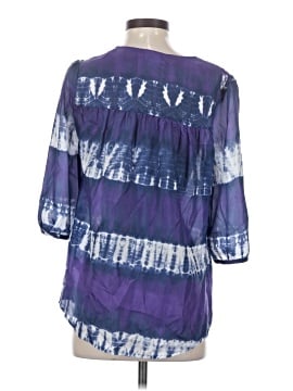 Calypso St. Barth 3/4 Sleeve Silk Top (view 2)