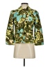 Ann Taylor LOFT 100% Cotton Floral Tropical Green Jacket Size 2 - photo 1