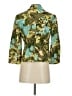 Ann Taylor LOFT 100% Cotton Floral Tropical Green Jacket Size 2 - photo 2