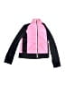 Nike 100% Polyester Color Block Pink Track Jacket Size 4 - photo 1