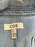 Cos Blue 3/4 Sleeve Button-Down Shirt Size 14 - photo 7