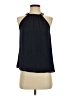 By Anthropologie 100% Polyester Black Sleeveless Blouse Size S - photo 1