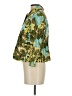 Ann Taylor LOFT 100% Cotton Floral Tropical Green Jacket Size 2 - photo 5