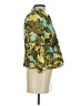 Ann Taylor LOFT 100% Cotton Floral Tropical Green Jacket Size 2 - photo 4