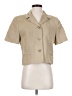 Harve Benard Tan Short Sleeve Blouse Size S (estimated) - photo 1