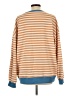 Unbranded Stripes Orange Pullover Sweater Size L - photo 2