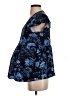 Gap - Maternity 100% Rayon Floral Blue Short Sleeve Blouse Size XS Maternity - photo 5