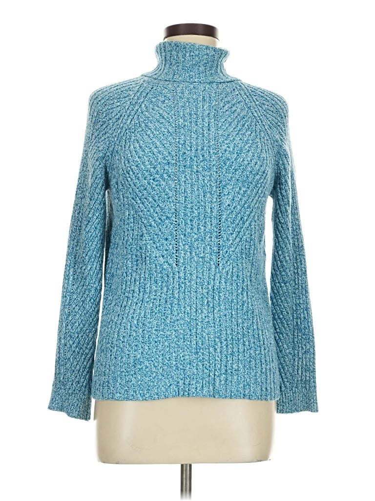 Pre-owned Sundance Turtleneck Sweater In Blue