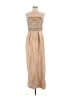 Sue Wong 100% Polyester Tan Cocktail Dress Size 10 - photo 1