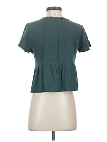 LA Hearts Short Sleeve Blouse (view 2)
