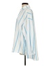 Unbranded 100% Polyester Stripes Blue White Long Sleeve Blouse Size L - photo 5