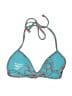 Frankies Bikinis Print Teal Swimsuit Top Size M - photo 2