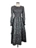 Kate Kasin Paisley Gray Casual Dress Size S - photo 1