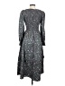 Kate Kasin Paisley Gray Casual Dress Size S - photo 2
