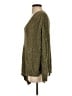 Free People Metallic Green Pullover Sweater Size XS - photo 5