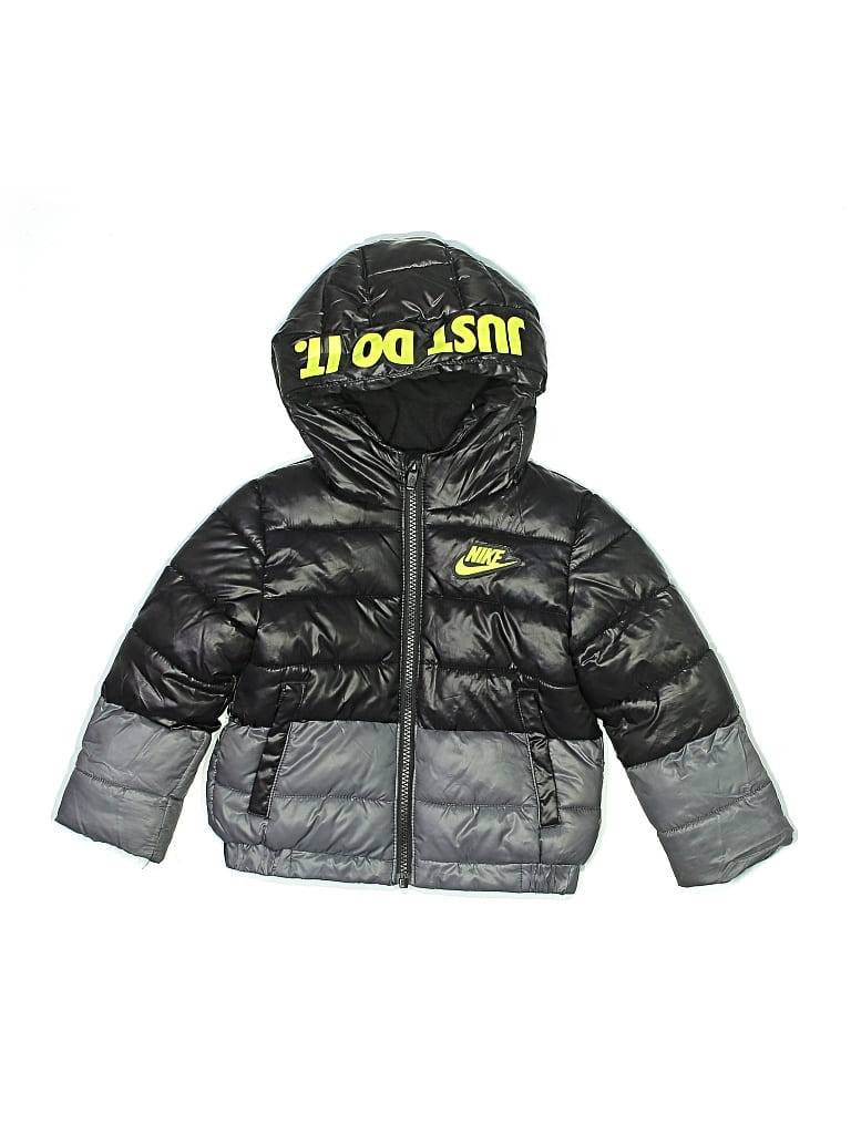 Pre-owned Nike Kids' Snow Jacket In Black
