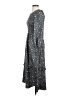 Kate Kasin Paisley Gray Casual Dress Size S - photo 5