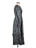 Kate Kasin Paisley Gray Casual Dress Size S - photo 4