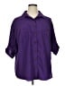 Beverly Drive 100% Polyester Purple 3/4 Sleeve Blouse Size 16 - 18 - photo 1