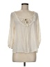 Forever 21 100% Rayon Ivory 3/4 Sleeve Blouse Size M - photo 1