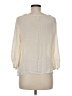Forever 21 100% Rayon Ivory 3/4 Sleeve Blouse Size M - photo 2