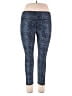 Zyia Active Animal Print Blue Active Pants Size 20 - photo 1