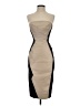 Ping He Tan Black Cocktail Dress Size 2 (estimated) - photo 1