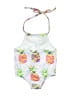 Cool Mysia Tropical Gray One Piece Swimsuit Size 80 cm / US 12-18 MO - photo 2