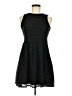 Xhilaration 100% Polyester Chevron-herringbone Black Cocktail Dress Size M - photo 1