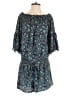 Raga 100% Polyester Paisley Blue Romper Size M - photo 1
