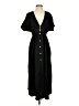 Shein Solid Black Casual Dress Size 4 - photo 1