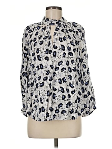 Rebecca Taylor 3/4 Sleeve Silk Top (view 1)