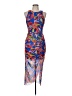 Donna Morgan Graphic Blue Cocktail Dress Size 6 - photo 1