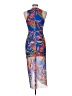Donna Morgan Graphic Blue Cocktail Dress Size 6 - photo 2