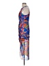 Donna Morgan Graphic Blue Cocktail Dress Size 6 - photo 5