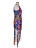Donna Morgan Graphic Blue Cocktail Dress Size 6 - photo 4