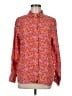 J.Crew Floral Red Long Sleeve Blouse Size 6 - photo 1