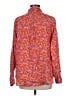J.Crew Floral Red Long Sleeve Blouse Size 6 - photo 2