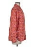 J.Crew Floral Red Long Sleeve Blouse Size 6 - photo 4