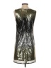 Emmelee 100% Polyester Metallic Silver Cocktail Dress Size S - photo 2