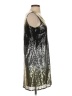 Emmelee 100% Polyester Metallic Silver Cocktail Dress Size S - photo 4