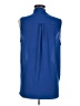 Pleione 100% Polyester Blue Sleeveless Blouse Size M - photo 2