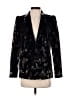 Rebecca Taylor Floral Black Blazer Size 2 - photo 1
